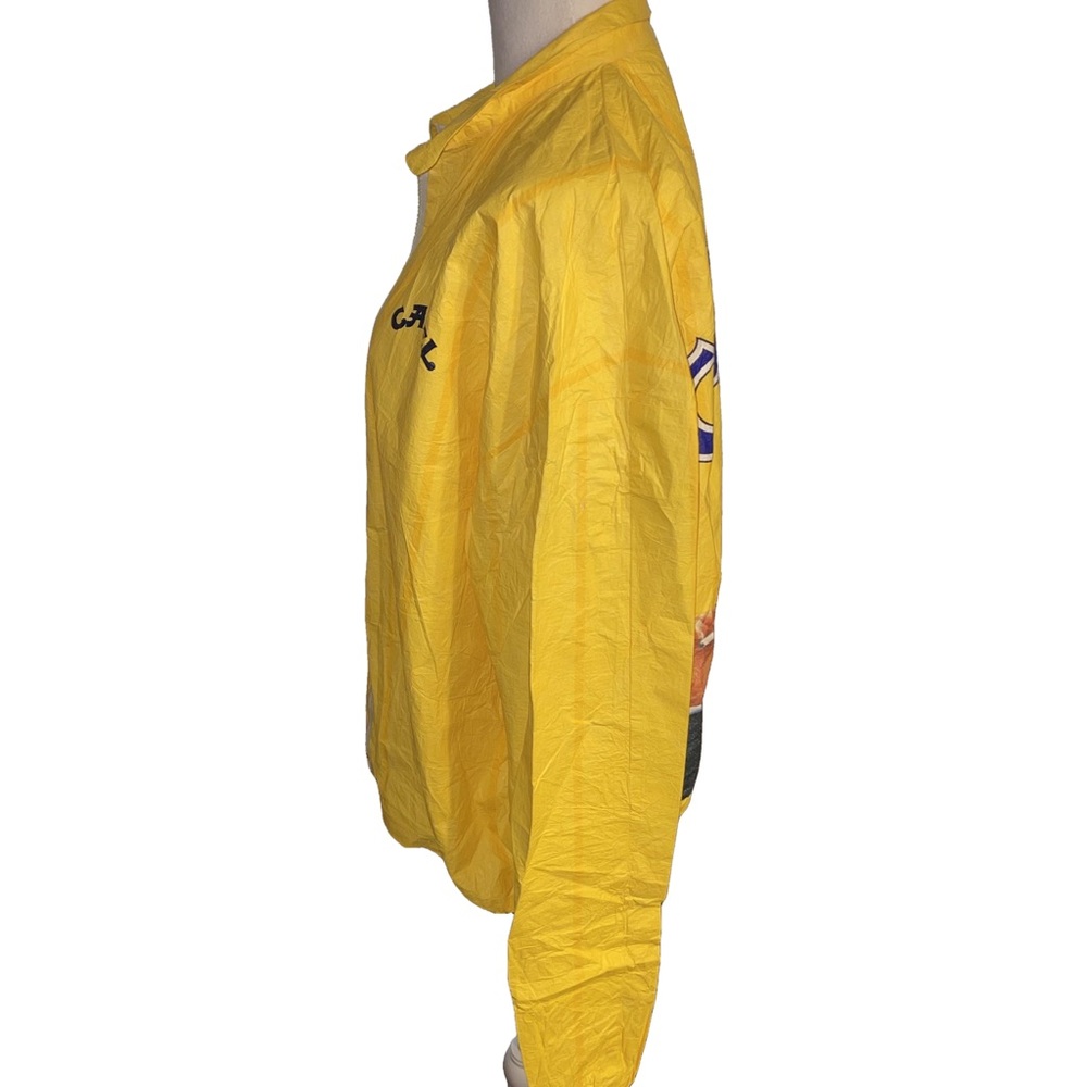 Camel Mens Yellow Full-Zip Windbreaker Collectors Jacket *make offers* - Picture 5 of 10